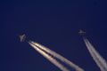 Two Sukhoi Su-30MKI's in flight