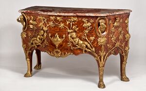 Charles Cressent, Chest of drawers, c. 1730 at Waddesdon Manor.jpg