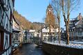Historic center of Monschau at the Rur