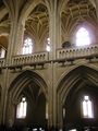 Evangelical Cathedral of Sibiu with its interior arches.