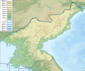 Paektu Mountain is located in كوريا الشمالية