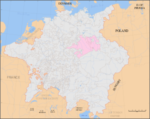 Electorate of Saxony within the Holy Roman Empire 1648.svg