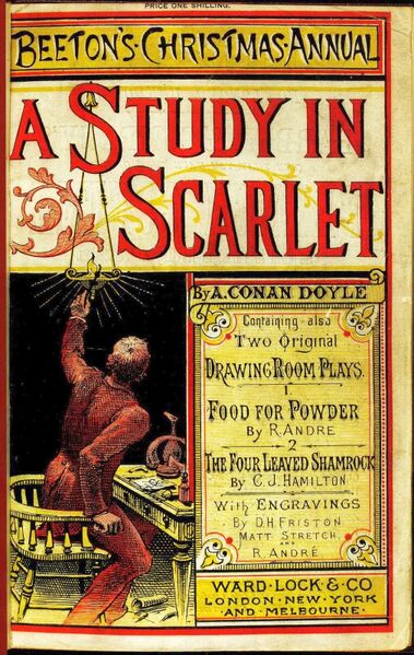 ملف:ArthurConanDoyle AStudyInScarlet annual.jpg