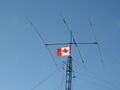 A Yagi-Uda beam antenna.
