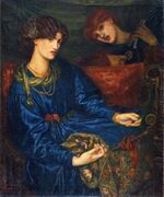 Mariana (1870; model: Jane Morris), Aberdeen Art Gallery