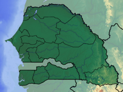 Dakar is located in السنغال
