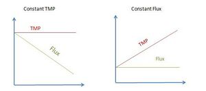 Constant TMP and constant Flux operations
