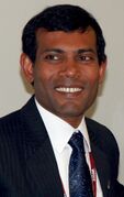 President Mohamed Nasheed, 4th President of the Maldives and climate justice activist.
