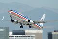 Boeing 737 taking off from Los Angeles International Airport