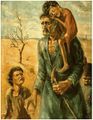 "إلى أين؟"، لوحة إسماعيل شموط (1953).