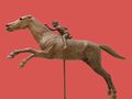 Late Hellenistic bronze statue of a mounted jockey, National Archaeological Museum, Athens.