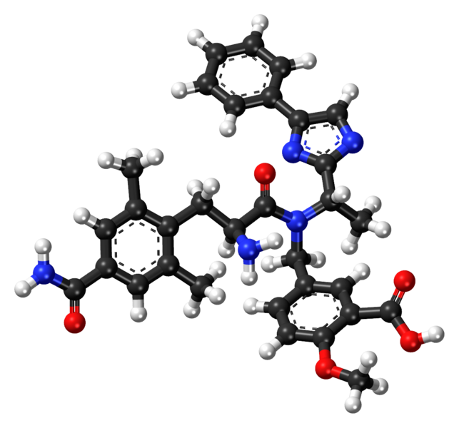 ملف:Eluxadoline ball-and-stick model.png