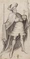 Anonymous drawing of John VIII during his visit in Buda, 1424