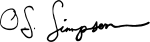 OJ Simpson signature.svg