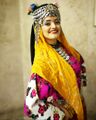 Turkish folk dancer in traditional dress