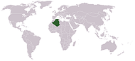 موقع الجزائر