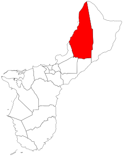 Locator maps of Guam villages - Dededo.svg