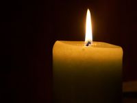 Wax candle.