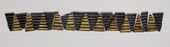 Necklace; 2600–2500 BC; gold and lapis lazuli; length: 22.5 cm; Royal Cemetery at Ur (Iraq); Metropolitan Museum of Art