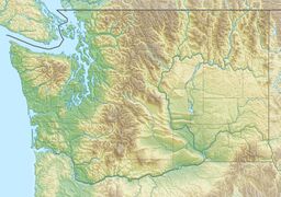 Location of Glacial Lake Columbia in Washington, USA.