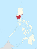 Map of the Philippines highlighting Central Luzon