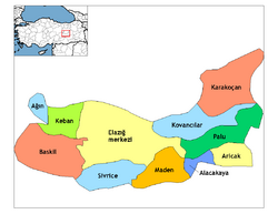 مقاطعات محافظة إلازيغ