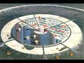 An artist's conception of a "self-growing" robotic lunar factory.
