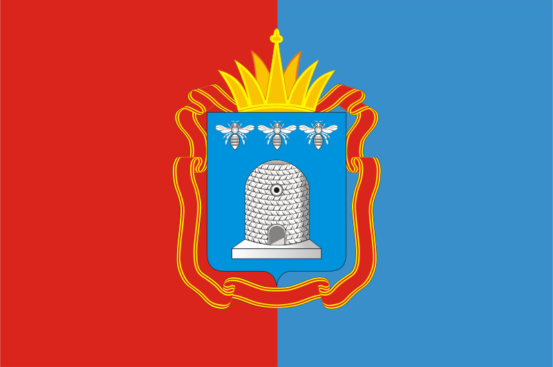 ملف:Flag of Tambov Oblast.svg