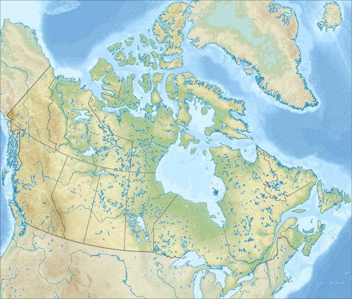 ملف:Relief map of Canada.png