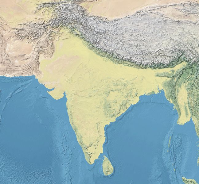 ملف:South Asia non political.jpg