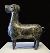 The deer of Medina Azahara (es), a bronze fountain