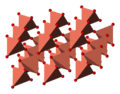 Crystal structure of the copper(I) oxide precipitate
