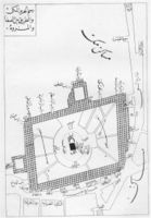 رسم الحرم المكي والطريق بين الصفا والمروة