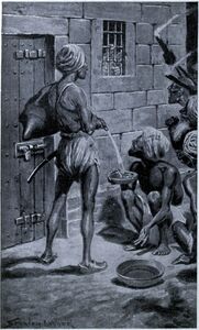 The Black Hole of Calcutta, 20 June 1756.