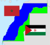 خريطة نزاع الصحراء الغربية