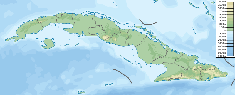 ملف:Cuba physical map.svg