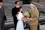 عرفات والرئيس الصيني جاينگ زيمين، يوليو 1998.