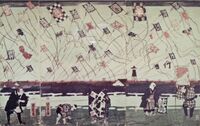 Allegory of inflation and soaring prices during the Bakumatsu era