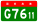 China Expwy G7611 sign no name.svg