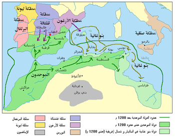 Location of الموحدون