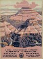 ملصق لمنتزه گراند كانيون الوطني، عام 1938.