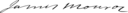 Cursive signature in ink