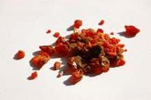 Crystals of potassium ferricyanide