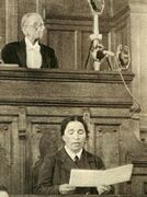Hatı Çırpan at the rostrum.