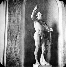 Statue of a faun; Vatican, Brooklyn Museum Archives, Goodyear Archival Collection
