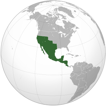 Location of Mexico