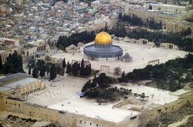 Masjid Al-Aqsa, also known as the Temple Mount, Old City of Jerusalem in Shaam, is also believed to date to the lifetime of Abraham[60]