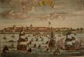 Dutch trading ships in Negapatnam, Dutch Coromandel, circa 1680.