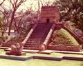 Replica of the Pre-Columbian Temple Pyramid in Concordia Park.