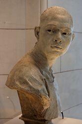 Le Chinois، تمثال نصفي الجص patiné (1872) لجان-باتيست كارپو (القصر الصغير)